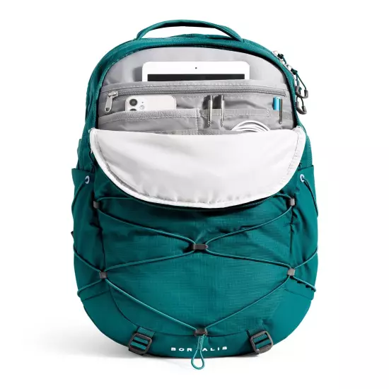 THE NORTH FACE Women's Borealis Commuter Laptop Backpack Harbor Blue/TNF Whit...