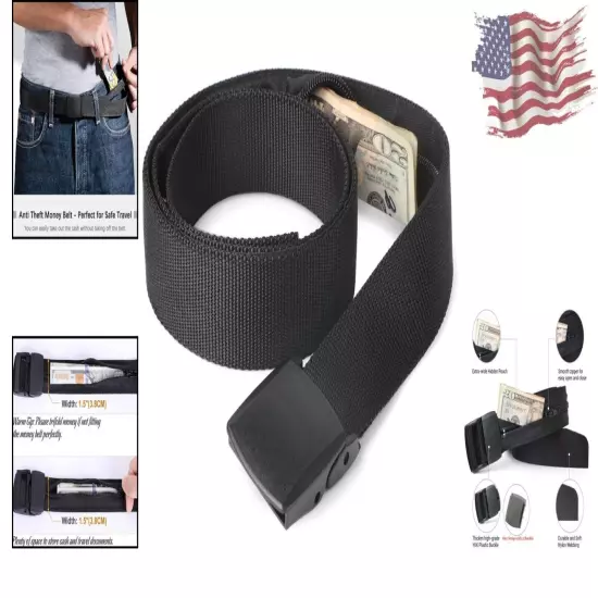 Hidden Money Belt - Anti-Theft Travel Wallet with Easy Access & Storage