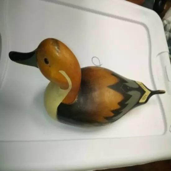 Vintage Wood Pintail Duck Decoy Long Beak Beautiful Antique ❤️