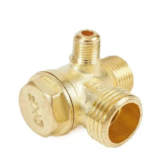 Male Thread Air Compressor Valve Practical Valve Zinc Alloy Air Compressor