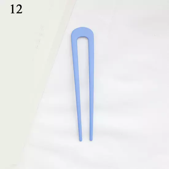 Women Hair Pin U Shaped Fork Stick French Fashion Hairstyle Metal Hair Clips -