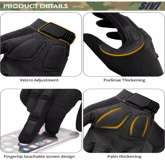 Riding Gloves Outdoor Mountaineering Non-Slip Motorcycle Touch Screen Gloves