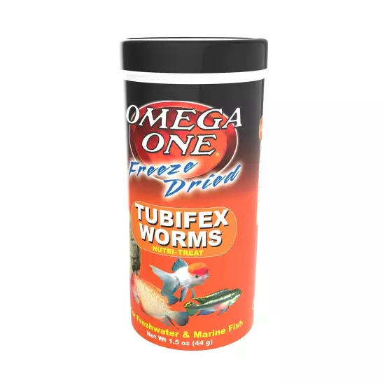 Freeze Dried Tubifex Worms, 1.5 oz