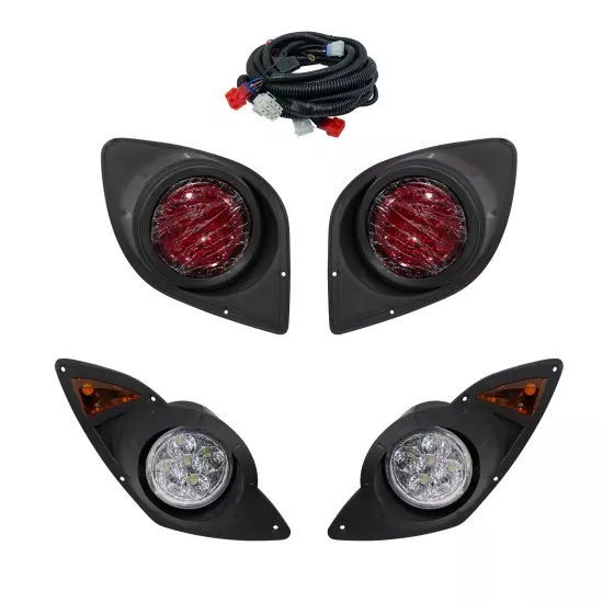 Brand New LED Deluxe Street Legal Golf Cart Light Kit for Yamaha Drive2 2017-Up