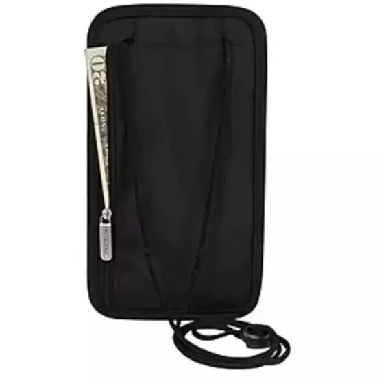 Travelon Passport ID & Boarding Pass Holder bag, wallet purse back