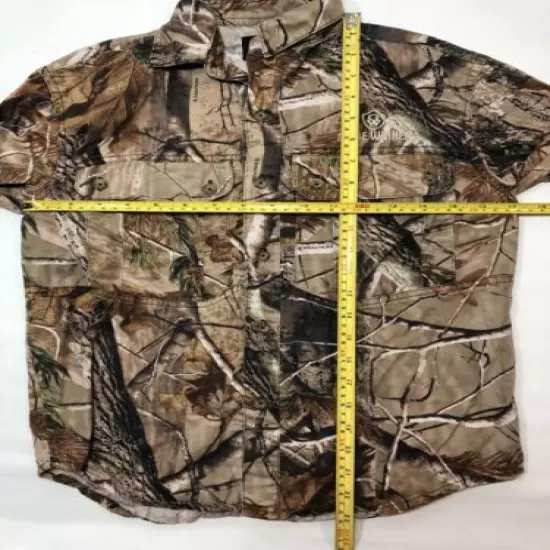 Game Winner Boys Size M Shirt Camouflage Hunting Pullover Button down Youth