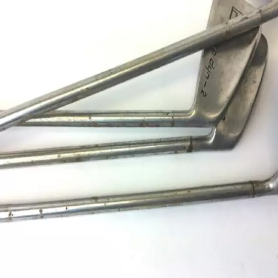 Vintage Lot Pro-Dyn 2 Steel Shaft Mens Right Handed Golf Clubs Irons 2 4 5 PW