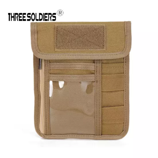 Tactical ID Card Case Holder Neck Lanyard Credit Card Organizer Wallet Pouch