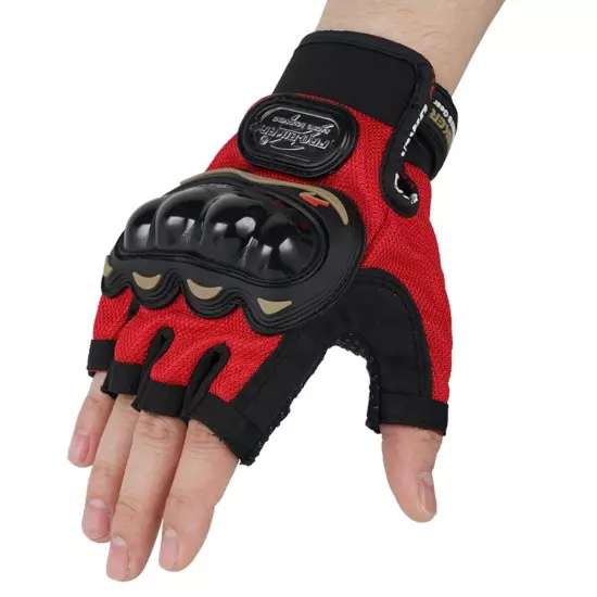 Motorcycle Half Finger Gloves Anti-fall Outdoor Sports Four Seasons Non-slip