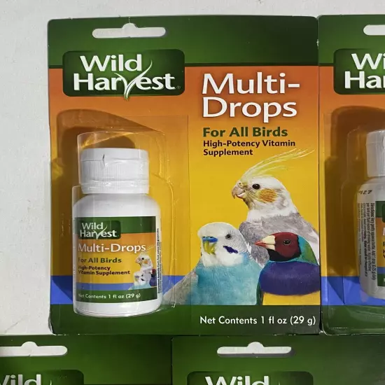 Wild Harvest Multi Drops vitamin mineral supplement 1 oz bottle Each 5 Pack