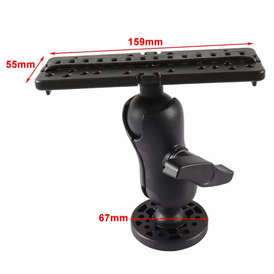 Fish Finder Bracket 360 Degree Swivel Marine Kayak Electronic Fish Finder Mount