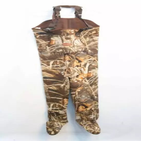 Waterfowl Wading Systems Neoprene Chest Wader, Camo, Mens Size S