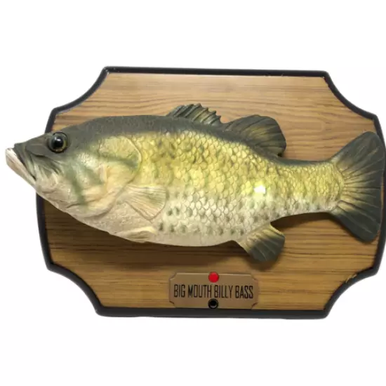 VTG Singing Big Mouth Billy Bass 1999 Musical Fish Battery Operated SEE VIDEO