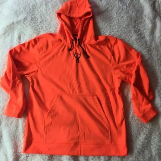 Huntworth Mens Large Blaze Orange Pull Over Hoodie.