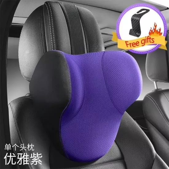 Neck Pillow Car Seat Pillow Support Auto Lumbar Cushion Car Headrest Support