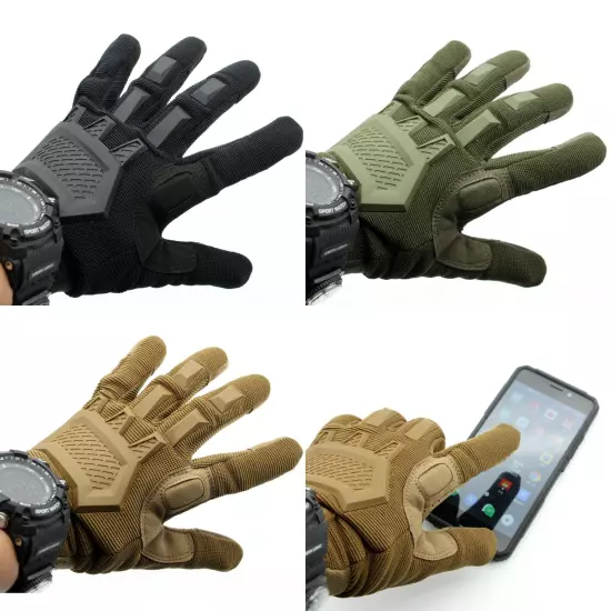 Tactical Gloves Touchscreen Military Outdoor Combat Shooting Full Finger Gloves