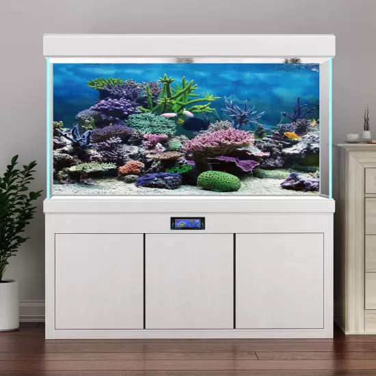 Aquarium Background Sticker Fish Tank Underwater Landscape Poster Decoration AU