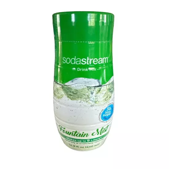 SodaStream Fountain Mist Syrup, 14.8 Fl. Oz. 440ml. Bb 9/23