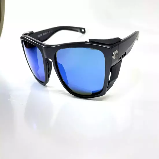 New Costa Del Mar KING TIDE 6 BLACK PEARL Matte Frame Blue Mirror 580 Glass lens