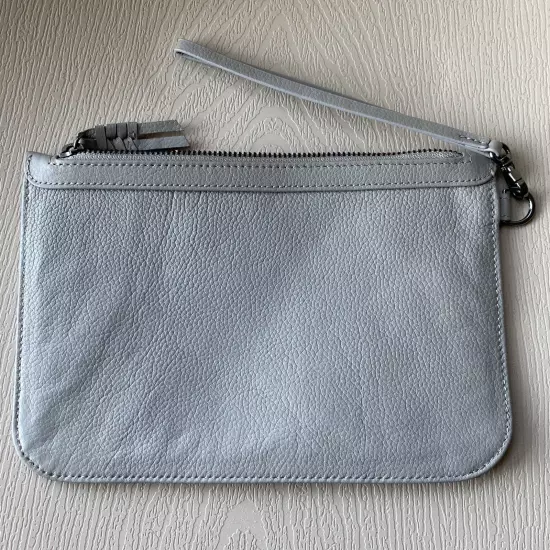 KHIRMA ELIAZOv reptile leather zip pouch wristlet