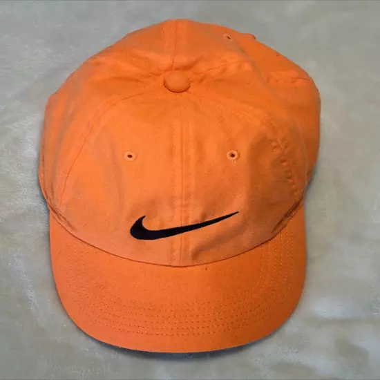 Nike Golf Men's Dri-Fit Orange Hat Adult Adustable Outdoors Jogging Cap