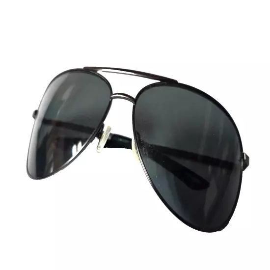 Smith Serpico Gunmetal Gun Aviator-Style Polarized Sunglasses