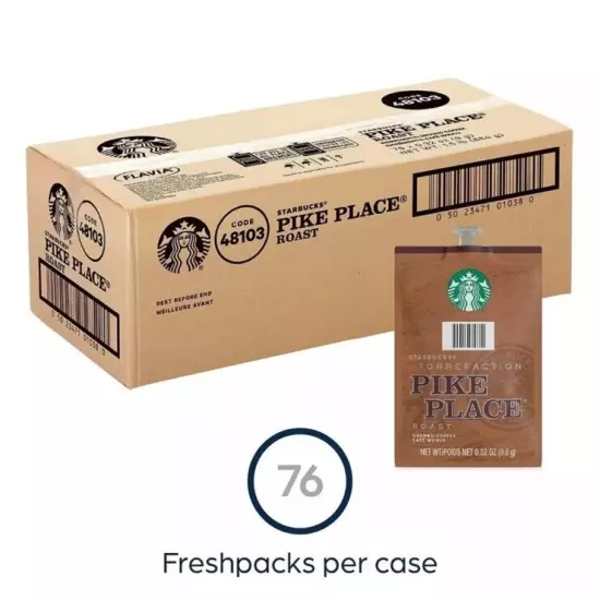 Starbucks Pike Place Freshpack for Flavia Coffee Brewers, 76 Count