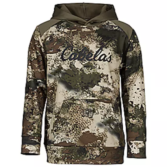 Cabela's Men's Ultra Quiet O2 OCTANE Camo Layering Silent Hunting Hoodie