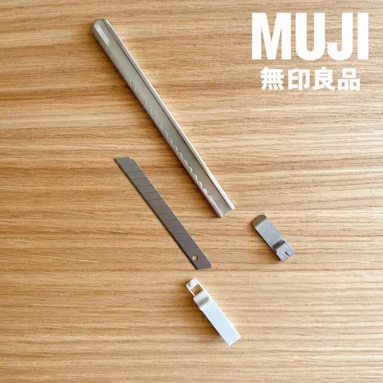 MUJI MoMA Steel Body Cutter Knife for both Right/Left Handed Made in Japan