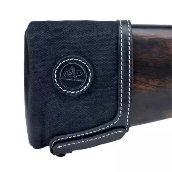 Leather Canvas Gun Cover Rifle Recoil Pad Butt Protector For Rifle and Shotgun