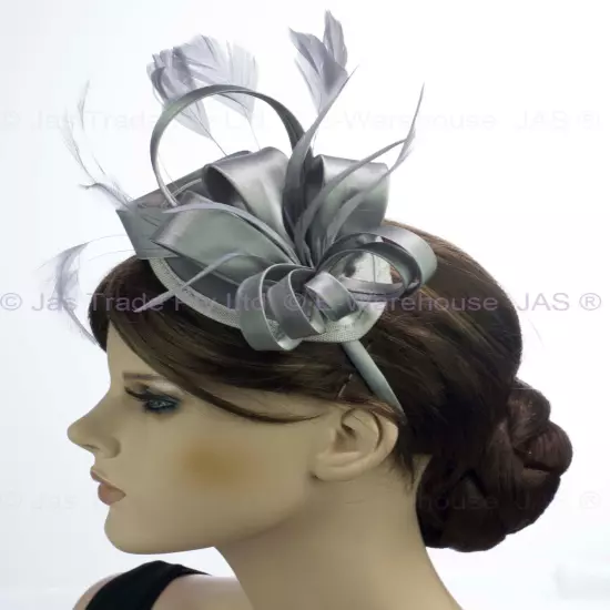 Spring Racing Race Party Melbourne Cup Feather Headband Hairband Clip Fascinator