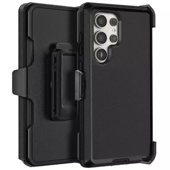 For Samsung Galaxy S22/S22+/S22 Ultra Heavy Duty Shockproof Case Cover Belt Clip