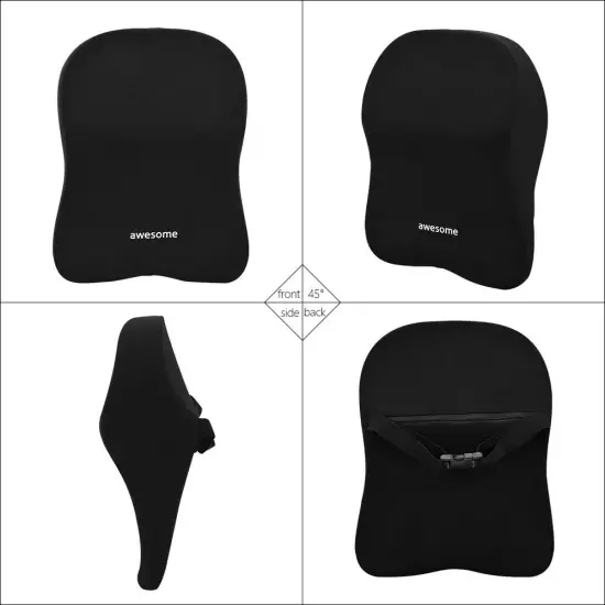 NEW Car Lumbar Back Support Headrest Neck Pillow Neck Pillows Car Seat Cushion