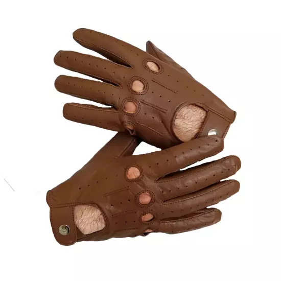 Genuine Leather Driving Gloves 