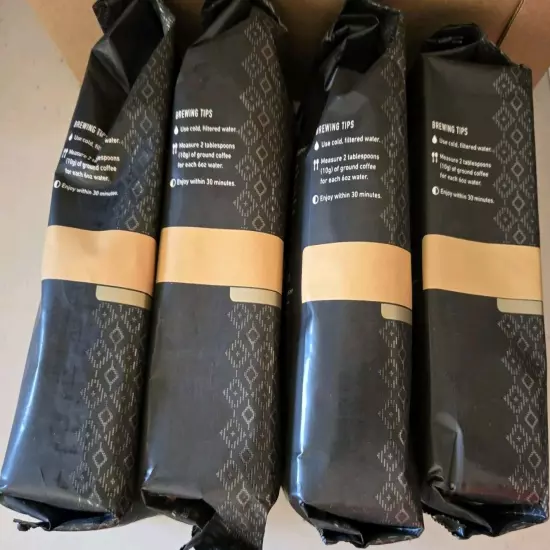 4 x Peet's Coffee Single Origin Brazil GROUND 10.5oz FRESHEST BY 9/14/24