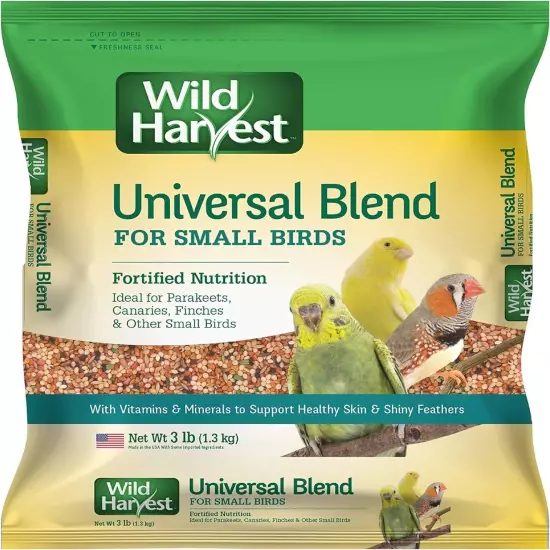 3Lb Small Bird Food-High Vitamin Seed Bird Food For Canaries, Parakeet , Finches