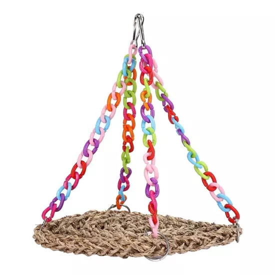 Parrot Swing Hammock Toy Hanging Parrot Bird Chewing Climbing Toy Pet Toys