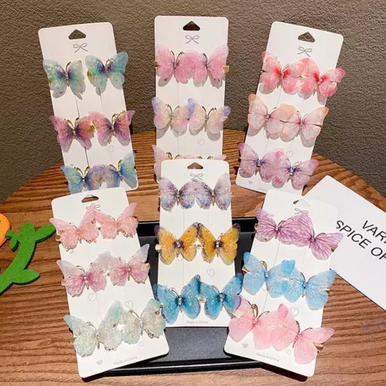 Butterfly Hair Clips Claw Barrettes Mini Jaw Clip Hairpin for Women G Prod