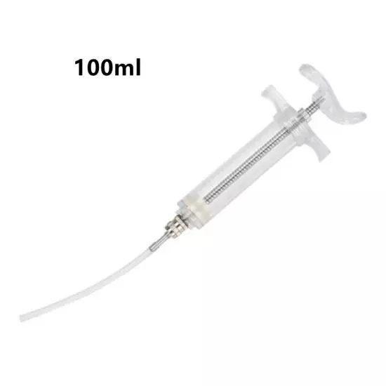 Birds Parrot Feeding Syringe Manual Rearing Gavage Curved Needle Medication Tube