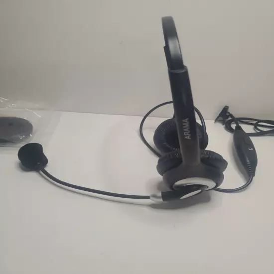 Arama Call Center Headset Model A602 3.5 With Light Weight Secure Headband 