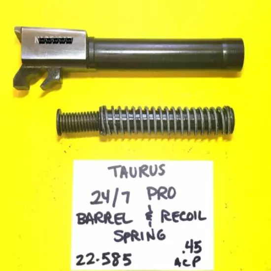 Taurus PT 24/7 PRO .45 BARREL AND RECOIL SPRING