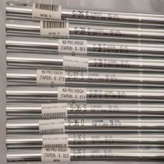 Nippon NS Pro 950GH - S flex Steel Iron Shafts (.355TP) Uncut