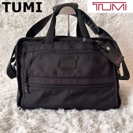 Tumi Alpha Deluxe Business Bag Briefcase 2Way