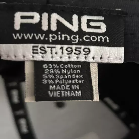 Ping Play Your Best Hat Sensor Cool Flexfit Men’s L-XXL Black