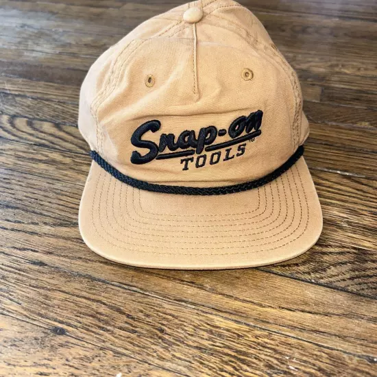 Snap-On Tools Vintage Snapback Hat - Brown - Rope Cap - Snap On