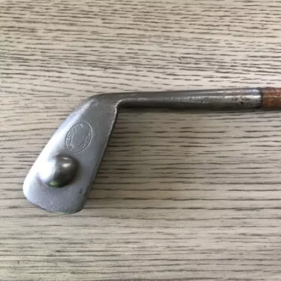 Very Early Backweighted Woodshaft Golf Club - W R Lovekin Special