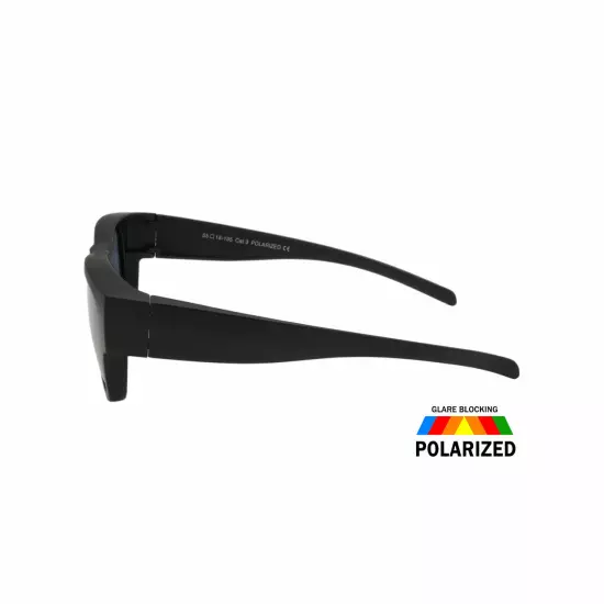 Polarized Sunglasses Fit Over Glasses Over the Top Glasses with Case Sport Wrap