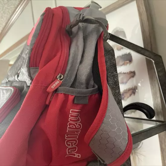 Red and Gray Marucci Sports Backpack