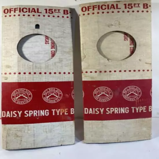 Vintage Pair Daisy Bb Gun Cardboard Targets 1969