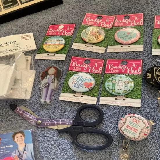 15 Fun Nurse Gadgets - Retractable Holders, Charms, etc. - Great for Gifts - New